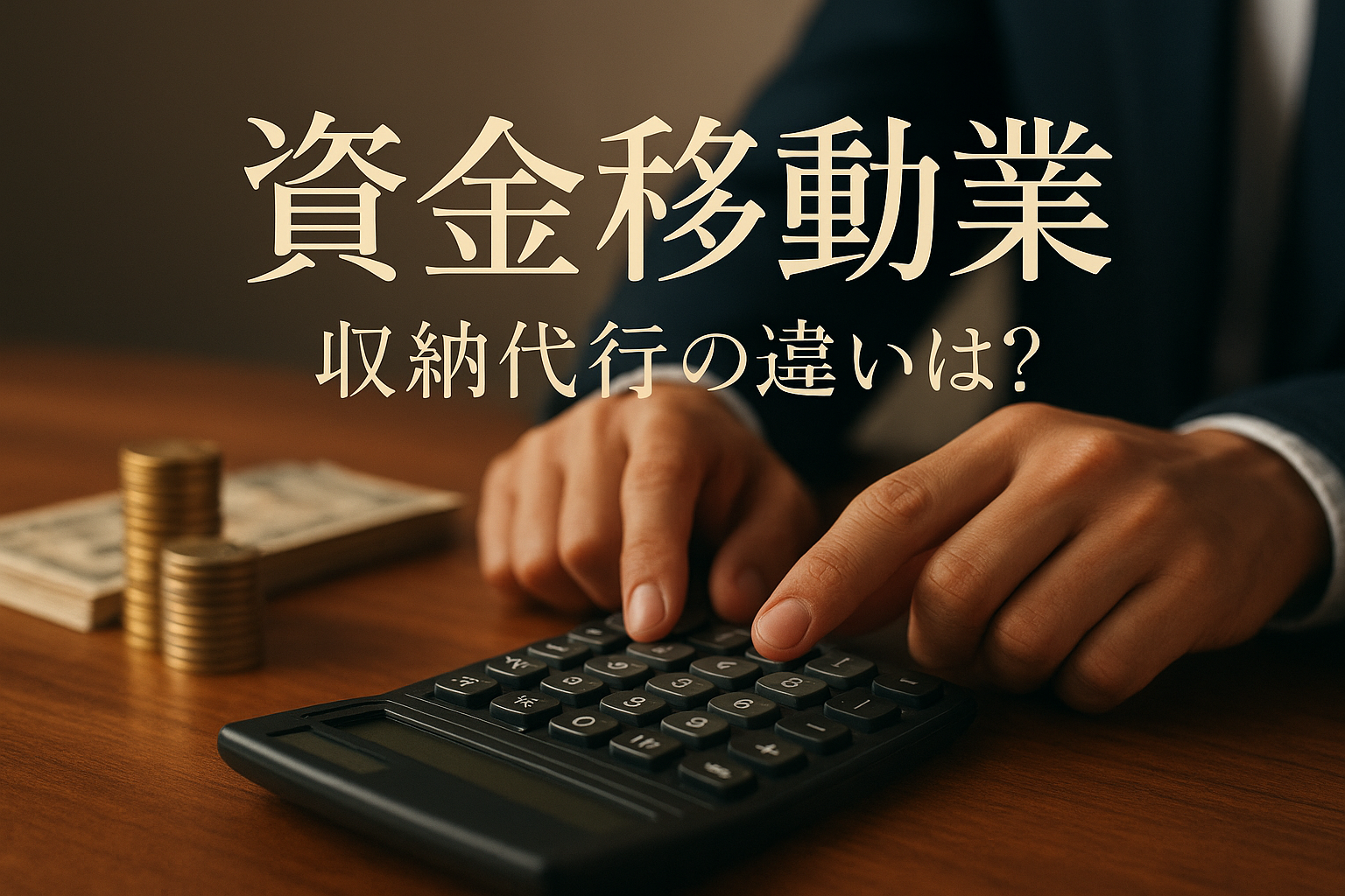 資金移動業 収納代行の違いは？
