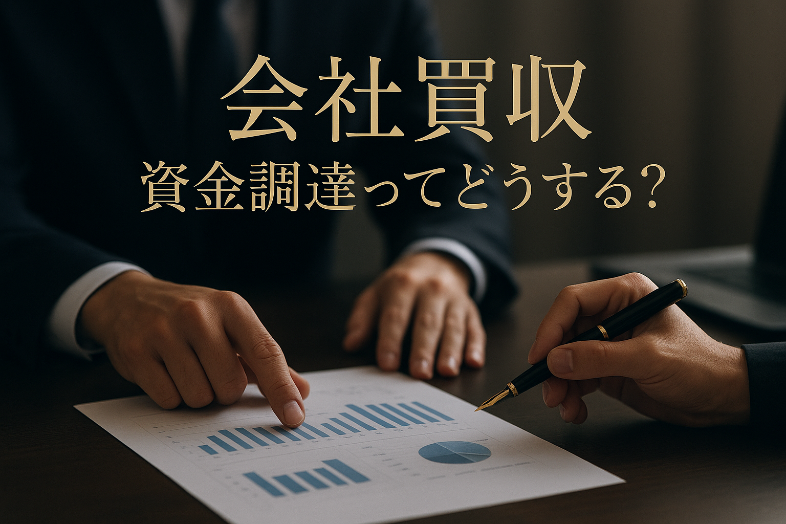 会社買収 資金調達ってどうする?