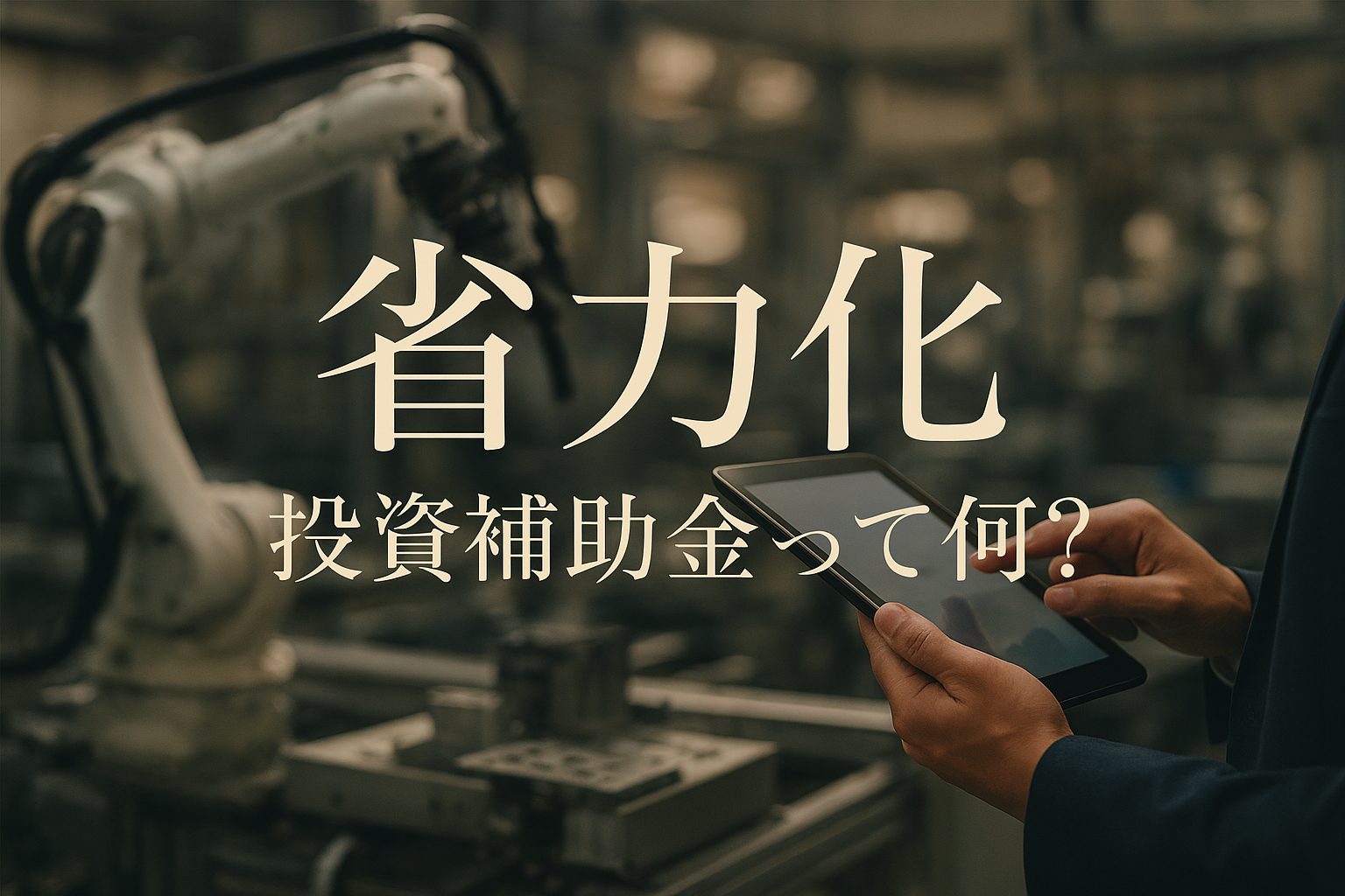 省力化 投資補助金って何？
