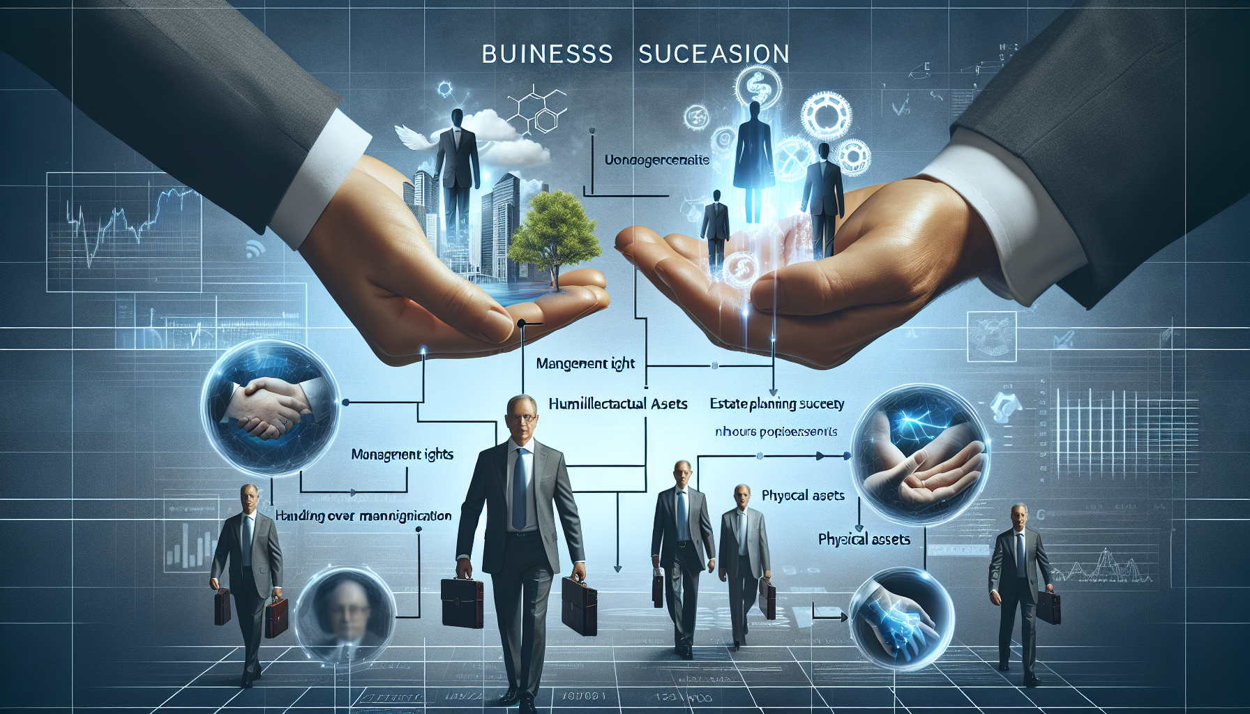 事業承継は「経営権・人的/知的資産・物的資産」を引き継ぐプロセスです