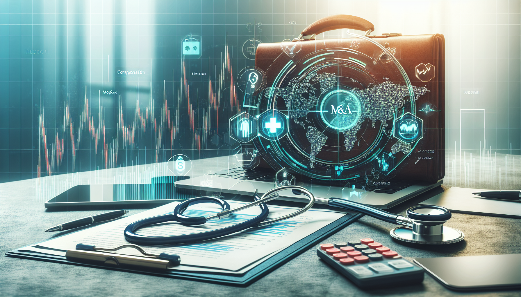 医療法人m&a相場の試算イメージ(3例)