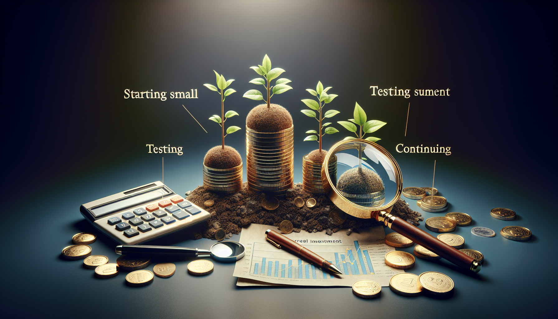 投資の進め方は「小さく始めて、検証して、継続する」が現実的です